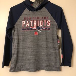 Patriots long sleeve shirt size 10/12